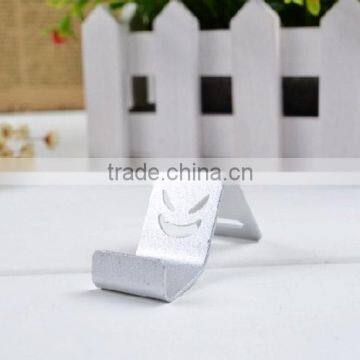 Universal Color Devil Smile Face Aluminum Metal Mini Cell Phone Holder Smartphone Hoder Phone Stand photo-6