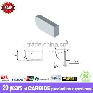 Tungsten carbide tips for brazing