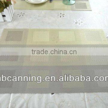 plastic pvc placemat/woven pvc placemats for restaurants/plastic placemats