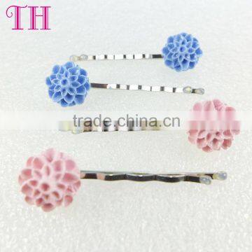 Kid Hair Accessory Resin Sea Gull Shape Handmade Hair Clip Metal u Shaped Hair Pin for Girls photo-5