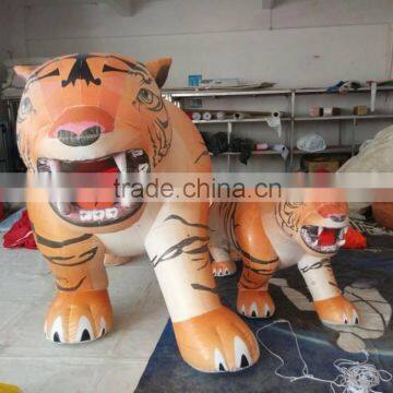 cheap Custom Inflatable model, inflatable tiger cartoon, advertising inflatable balloon