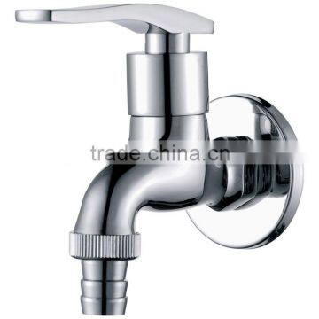 High Quality Brass Bib Tap, Polish and Chrome Finish, M1/2" Wall Mounted