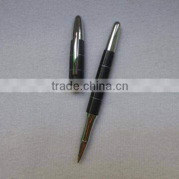 High Quality Personalized black Metal Roller Pen Ballpoint Pen