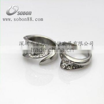 Zircon 925 Sterling Silver Love Ring (PYA-009)