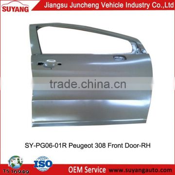 Aftermarket Steel Front Door For Peugeot 308 Car Body Parts