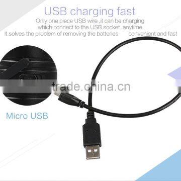 USA Imported LED Flashlight With USB Charger photo-5