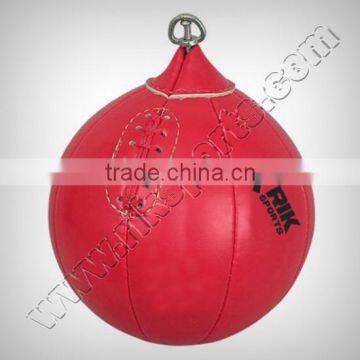 Speed Ball, Made of Cowhide Leather, Easy to Inflate