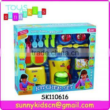 tableware set toys with IC music and light