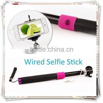 TMO-0202 Wired Monopod Selfie Stick Headphone Cable Control , Best Selling Monopod Wired photo-4