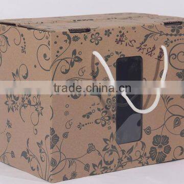 PAPER SHIPPING BOX/ TRANSPORT PACKING BOX WITH INSERTS/CORRUGATED CARTON BOX