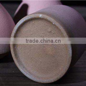 Coarse Pottery Frosted Gradient Ceramic Vase HB11 photo-5