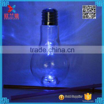 New style blue light bulb bottles for juice 450ml