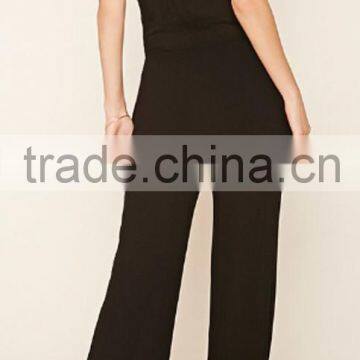 Cross Sling Siamese Trousers Hollowed Halter Jumpsuits for Women 2016 photo-4