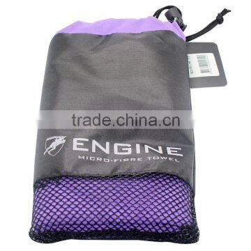 factory outlet!microfiber sport towel with pocket