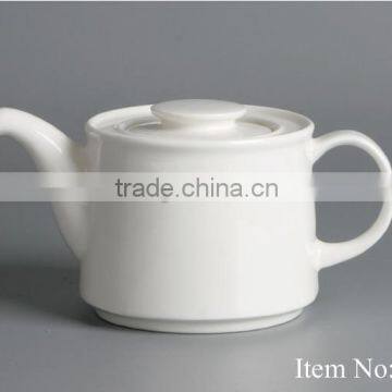 Restaurant Plain Fine China Ceramic Teapot photo-5