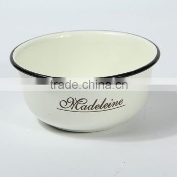 Popular logo customized enamel bowl, cup, child bowl