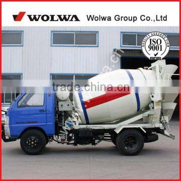 cheap concrete mixer truck with small mixing volume 2CBM