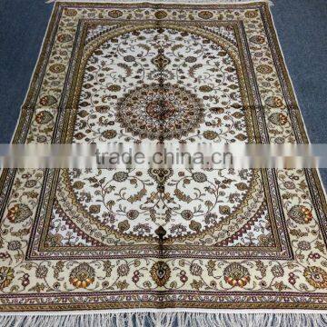 belgium handmade 100% pure silk carpet for sale