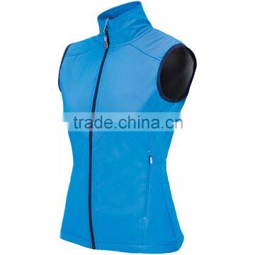 Women outdoor waterproof softshell vest