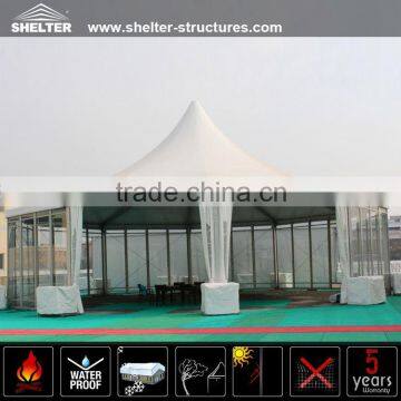 Glass Wall Hexagon Tent For Commercial Events Sale In South Africa photo-2