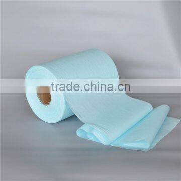 Pulp Nonwoven Industrial Clean Room Paper Blue Polyester Roll Wiper