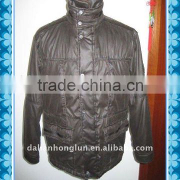 winter jacket for men with fake fur inside collar