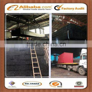 Alibaba China Supplier black square steel pipe price