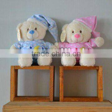 2 Styles Plush Bear with Pajamas