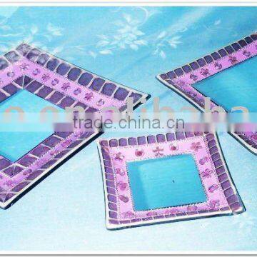 Glass Mosaic Plates/Glass Mosaic Mirror/Mosaic Tiles