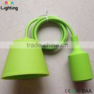 SAA E27 Silicone Mini Hanging Lighting Rubber with Plastic Canopy