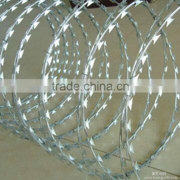 Electric Galvanized Cross Type Concertina Razor Barbed Wire photo-3