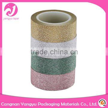 Decorative glitter paper tape