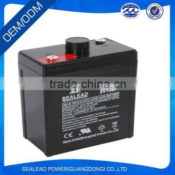 Rechargeable solar lead acid battery 2v 150ah