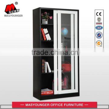 High Quality KD Structure Sliding Glass Door Filing Cabinet photo-6