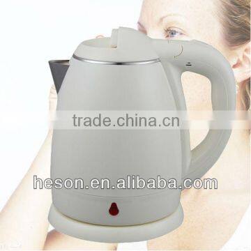 Plastic Electric Water Kettle (stainless steel inside)1.2L,european electrical supplies