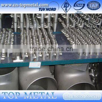 ss316l seamless stainless steel equal tee