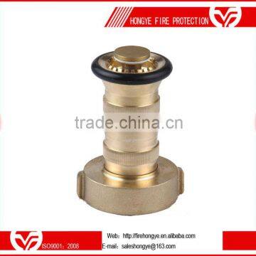 HY002-005A-00 Jet spray fire hose nozzle;brass fire hose nozzle;NST nozzle