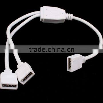 RGB LED Strip 2 Way Splitter Power Cable