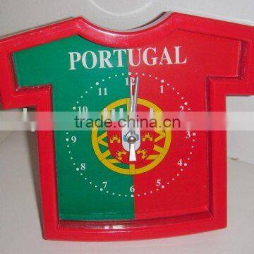 Country mark Clock Portugal Clock Football Team Club Clock