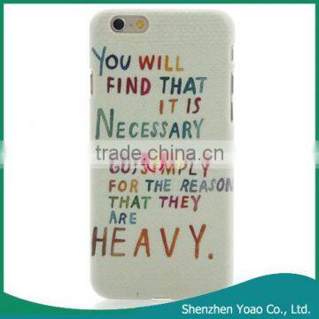 PC for iPhone6 Case , Light for iPhone 6 Cover, Color Print for iPhone 6 Case