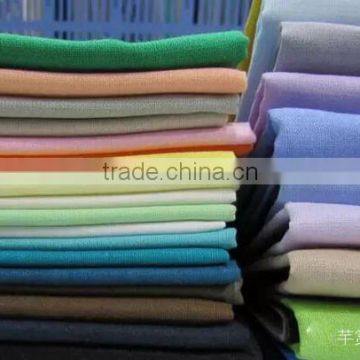 yarn-dyed ramie fabric with plain coloured