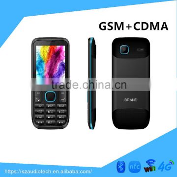 Made in China 2.4 inch CDMA GSM dual band mobile phones