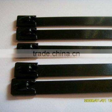 316 Epoxy Full Coated Stainless Steel Cable Tie SGS