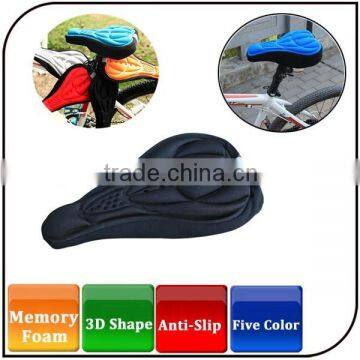 Wholesale bicycle parts waterproof soft breathable 3D bicycle seat cushion