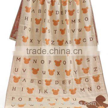 Pure Cotton Gauze Cartoon Towel Three-layer Towel Child-towel Cotton Cloth Towel photo-2
