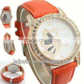 2013 hot sales fashionable lady diamond wrist watch with pc movt