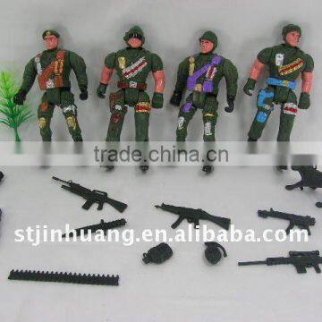 plastic military toy play set