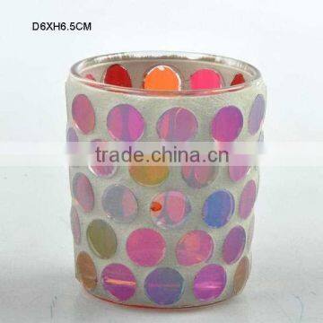 High quality glass mosaic cup with reseanoble price