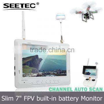 7 inch aeroplane model rc helicopter long range quad copter gps mini fpv monitor storm drone