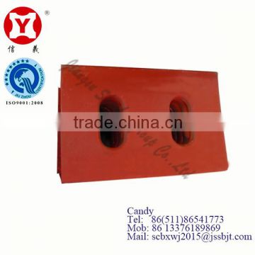 Jaw crusher toggle plate